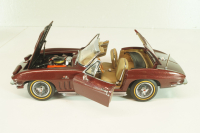 Chevrolet Corvette (C2) Convertible 1965, maroon, Danbury Mint 1:24