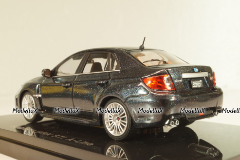 Subaru Impreza WRX STI A-Line 2014, anthracite, 44398, Ebbro 1:43