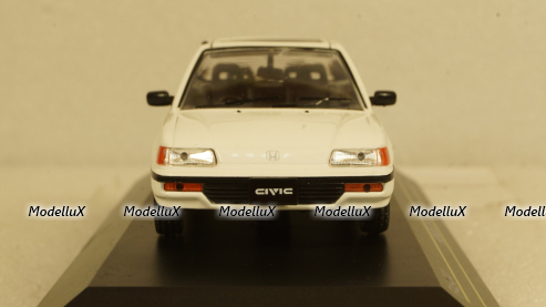 Honda Civic white, 1987, F43-041, First 43 1:43