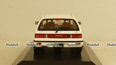 Honda Civic white, 1987, F43-041, First 43 1:43