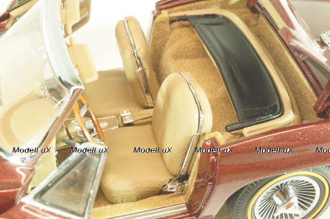 Chevrolet Corvette (C2) Convertible 1965, maroon, Danbury Mint 1:24