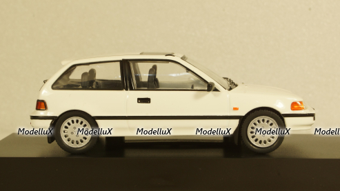 Honda Civic white, 1987, F43-041, First 43 1:43