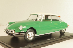 Citroen DS 19 1956, green/white roof, Hachette, 1:24 Уценка!