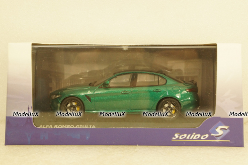 Alfa Romeo Giulia Quadrifoglio 2016 green, 4313101, Solido 1:43