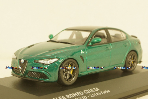 Alfa Romeo Giulia Quadrifoglio 2016 green, 4313101, Solido 1:43