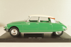 Citroen DS 19 1956, green/white roof, Hachette, 1:24 Уценка!