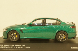 Alfa Romeo Giulia Quadrifoglio 2016 green, 4313101, Solido 1:43