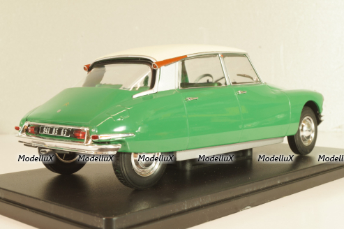 Citroen DS 19 1956, green/white roof, Hachette, 1:24 Уценка!