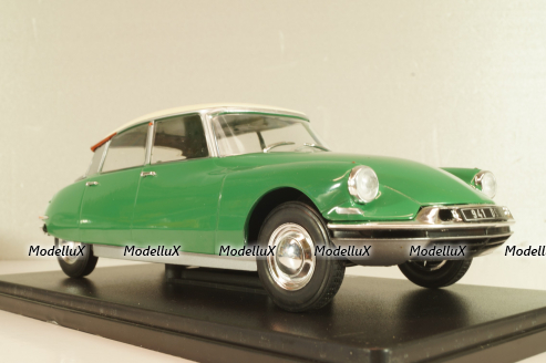 Citroen DS 19 1956, green/white roof, Hachette, 1:24 Уценка!