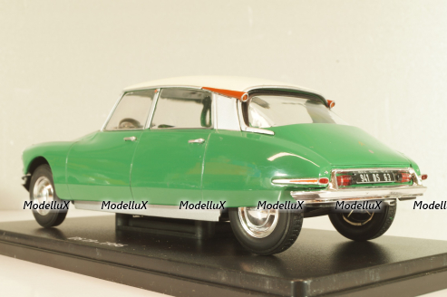 Citroen DS 19 1956, green/white roof, Hachette, 1:24 Уценка!