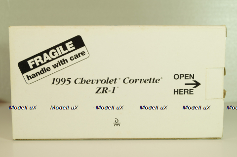Chevrolet Corvette (C4) ZR-1 1995, yellow, Danbury Mint 1:24