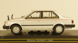 Nissan Sunny 1980 Silver, F43-117, First 43 1:43