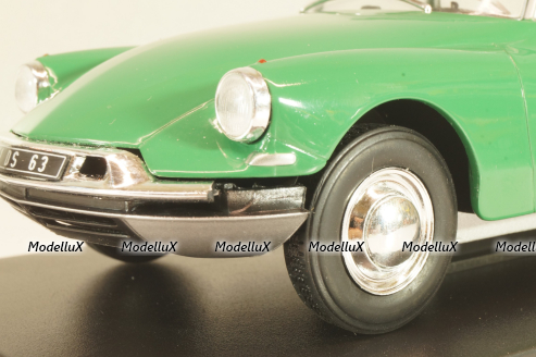 Citroen DS 19 1956, green/white roof, Hachette, 1:24 Уценка!