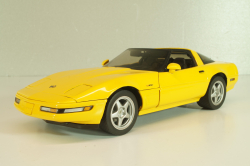 Chevrolet Corvette (C4) ZR-1 1995, yellow, Danbury Mint 1:24