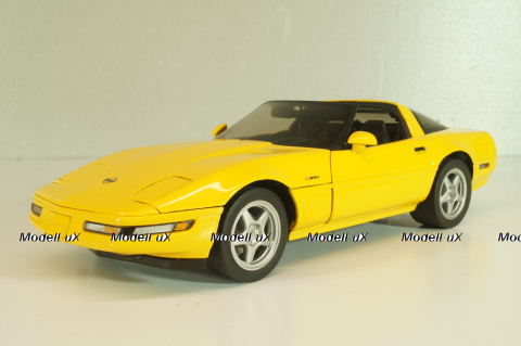 Chevrolet Corvette (C4) ZR-1 1995, yellow, Danbury Mint 1:24