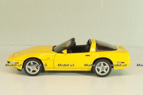 Chevrolet Corvette (C4) ZR-1 1995, yellow, Danbury Mint 1:24