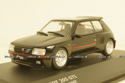 Peugeot 205 GTi Dimma Body KIT 1988 black, 4310802, Solido 1:43