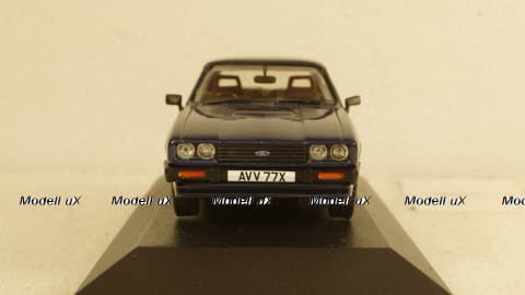 Ford Capri MkIII 2.0 S met.blue/silver, Vanguards 1:43