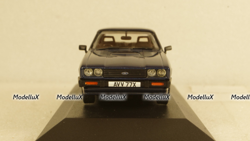 Ford Capri MkIII 2.0 S met.blue/silver, Vanguards 1:43