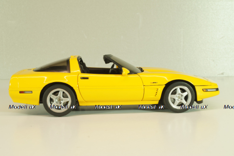 Chevrolet Corvette (C4) ZR-1 1995, yellow, Danbury Mint 1:24