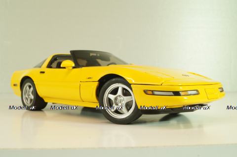 Chevrolet Corvette (C4) ZR-1 1995, yellow, Danbury Mint 1:24