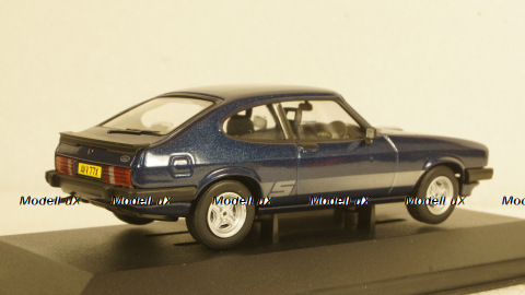 Ford Capri MkIII 2.0 S met.blue/silver, Vanguards 1:43
