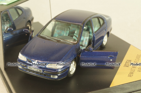 Renault Megane Classic (Phase 1) 1997, blue, V075A, Vitesse 1:43