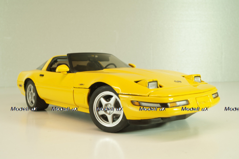 Chevrolet Corvette (C4) ZR-1 1995, yellow, Danbury Mint 1:24