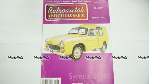 Журнал DeAgostini Retroautok №43, Syrena Bosto