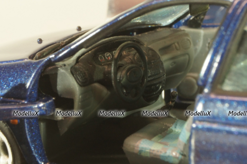 Renault Megane Classic (Phase 1) 1997, blue, V075A, Vitesse 1:43