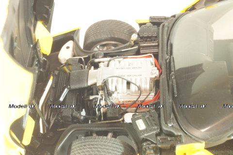 Chevrolet Corvette (C4) ZR-1 1995, yellow, Danbury Mint 1:24
