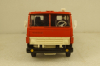 Камаз-53212 бортовой, на резине красный/серый, Арек 1:43