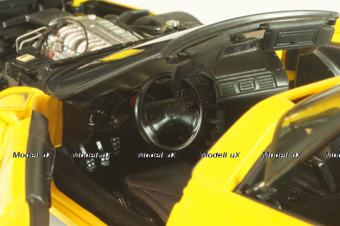 Chevrolet Corvette (C4) ZR-1 1995, yellow, Danbury Mint 1:24