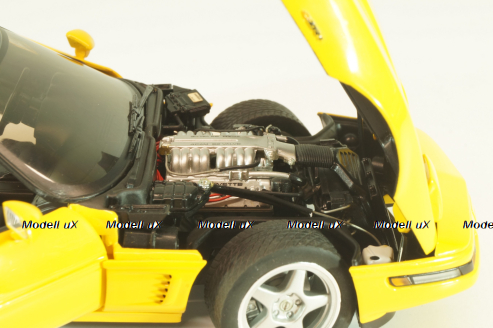 Chevrolet Corvette (C4) ZR-1 1995, yellow, Danbury Mint 1:24