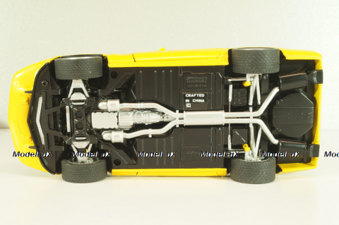 Chevrolet Corvette (C4) ZR-1 1995, yellow, Danbury Mint 1:24