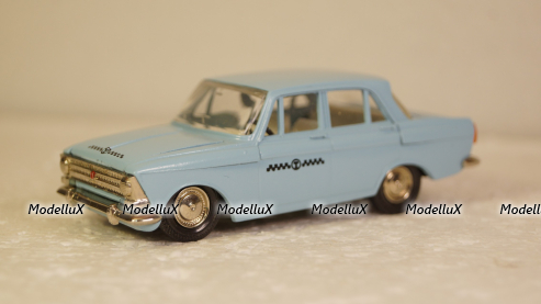 Москвич-412, такси, А2 Март 1984г. Тантал/Радон 1:43