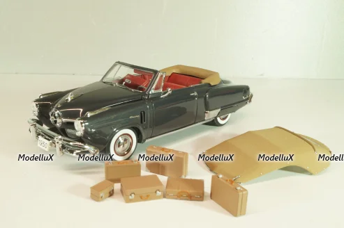 Studebaker Champion Convertible 1950, grey, 119510, Danbury Mint, 1:24