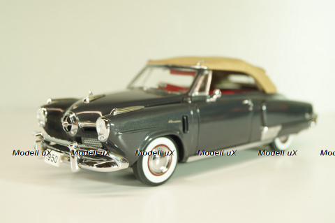 Studebaker Champion Convertible 1950, grey, 119510, Danbury Mint, 1:24