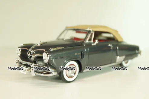 Studebaker Champion Convertible 1950, grey, 119510, Danbury Mint, 1:24
