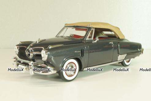 Studebaker Champion Convertible 1950, grey, 119510, Danbury Mint, 1:24