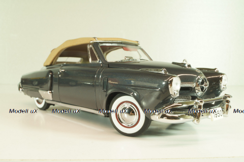 Studebaker Champion Convertible 1950, grey, 119510, Danbury Mint, 1:24
