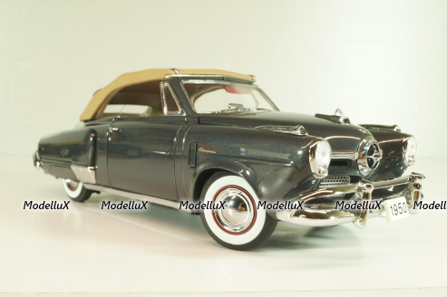 Studebaker Champion Convertible 1950, grey, 119510, Danbury Mint, 1:24
