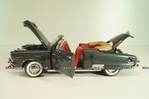 Studebaker Champion Convertible 1950, grey, 119510, Danbury Mint, 1:24