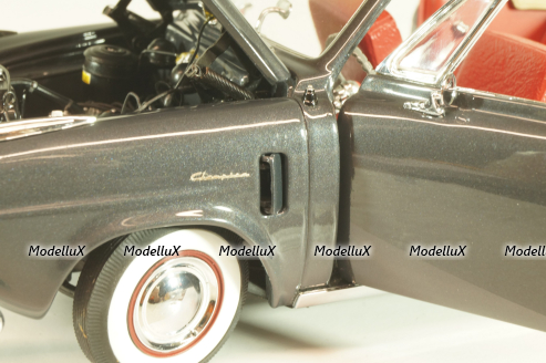 Studebaker Champion Convertible 1950, grey, 119510, Danbury Mint, 1:24