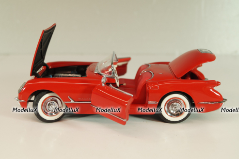 Chevrolet Corvette Convertible (C1) 1954, red, B11WN71 1, Franklin Mint 1:24