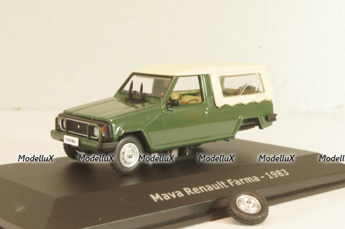 Mava Renault Farma 1983, green/beige, Altaya 1:43 Уценка!