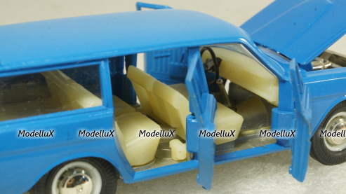 Газ-2402, А13, синий, Тантал/Радон 1:43