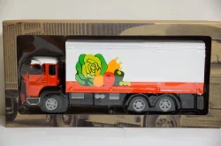 Зил-4331 бортовой с прицепом красный/черный, з-д Вега 1:43