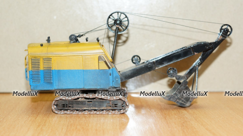 Экскаватор Э-652Б 1960, ТРЭКС 1:43