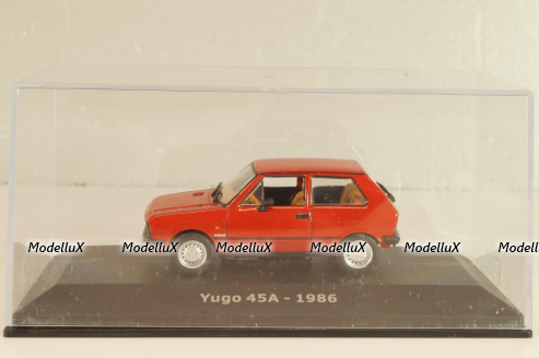 Yugo 45A 1986, red, Altaya 1:43 Уценка!